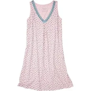 bonprix Kurzes Nachthemd aus softem Viskose-Mixrosa 44Damen