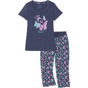 bonprix Capri Pyjamablau 44Damen