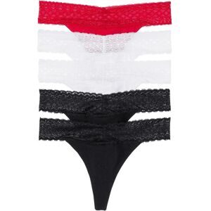 bonprix String mit Spitze (5er Pack)schwarz 44Damen