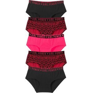 bonprix Hipster mit weicher Baumwolle (5er-Pack)pink 164Mädchen