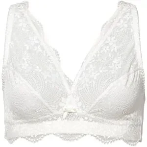 bonprix Bralette mit weicher Bio-Baumwolleweiß 80Damen
