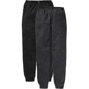 bonprix Lange Pyjamahose (2er Pack)grau 44Damen