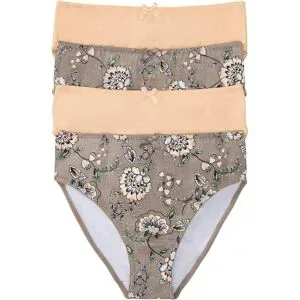 bonprix Maxislip mit Bio-Baumwolle (4er Pack)braun 40Damen