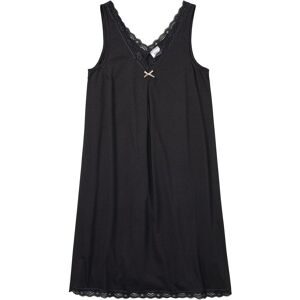 bonprix Nachthemd fliessendes Nachtkleid, mit zarten Spitzendetails, ärmellos