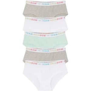 bonprix Hipster mit weicher Baumwolle (5er Pack)grau 128Mädchen