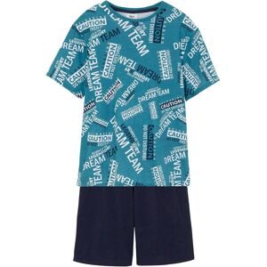 bonprix Shorty aus reiner Baumwollepetrol 140Knaben