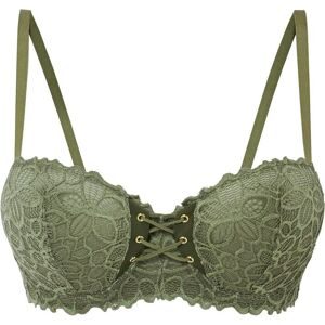 bonprix Balconette-BH aus feiner Spitzegrün 85Damen