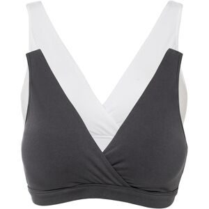 bonprix Still-BH ohne Bügel mit Bio-Baumwolle (2er Pack)grau 40Damen