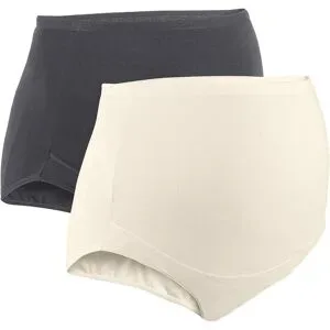 bonprix Umstandsslip mit Bio-Baumwolle (2er Pack)beige 44Damen