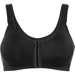 bonprix Vorderverschluss-Sport-BH mit mittlerem Haltschwarz 95Damen