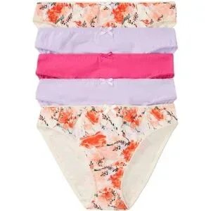 bonprix Slip mit Bio-Baumwolle (5er Pack)pink 44Damen