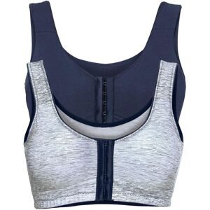 bonprix Vorderverschluss-BH ohne Bügel mit Bio-Baumwolle (2er-Pack)blau 105Damen
