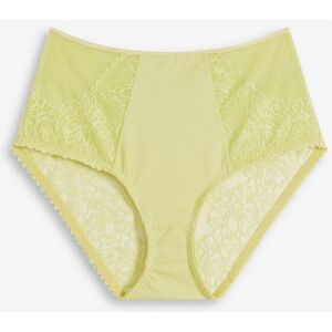 bonprix Highwaist Slip mit zarter Spitzegrün 40Damen