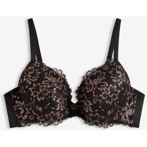 bonprix Schalen-BH mit Glitzergarnschwarz 100Damen