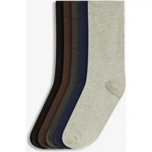 bonprix Socken mit druckfreiem Bündchen und Bio-Baumwolle (5er Pack)schwarz 43false