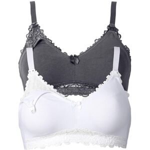 bonprix Still BH ohne Bügel mit Bio-Baumwolle (2er Pack)grau 75Damen