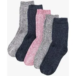 bonprix Thermo Frottee Socken mit Bio-Baumwolle (5er Pack)blau 35false