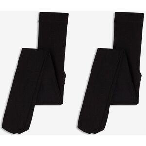 bonprix Thermostrumpfhose mit softem Fleece 140 DEN (2er Pack)schwarz 48Damen