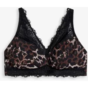 bonprix Minimizer-Bralette mit zarter Spitzeschwarz 90Damen