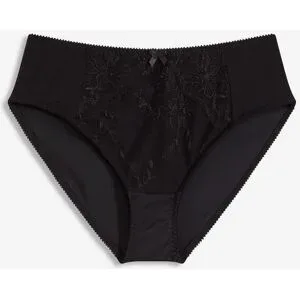 bonprix Maxislip mit Stickereischwarz 36Damen