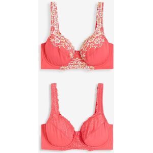 bonprix Bügel-BH mit filigraner Spitze (2er Pack)pink 75Damen