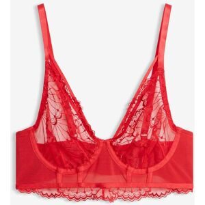 bonprix Long-BH aus Stickereirot 75Damen