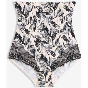 bonprix Highwaist Medium Shape Slip mit Spitzeschwarz 46Damen