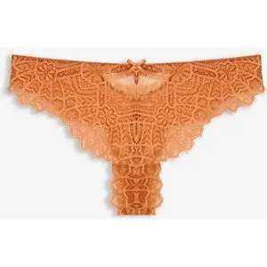bonprix String mit zarter Spitzeorange 48Damen