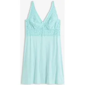 bonprix Negligé aus weicher Viskoseblau 40Damen