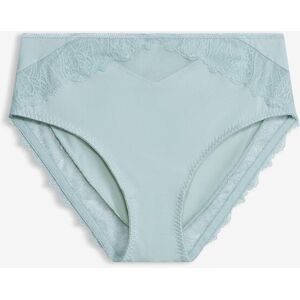 bonprix Maxislip mit zarter Spitzeblau 40Damen