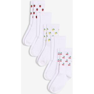 bonprix Tennissocken mit Bio-Baumwolle (5er Pack)weiß 35Damen