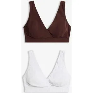 bonprix Still-BH ohne Bügel mit Bio-Baumwolle (2er Pack)weiß 40Damen