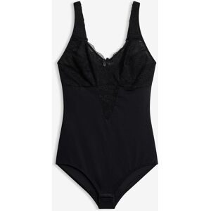 bonprix Medium Shape Body ohne Bügel mit Spitzeschwarz 44Damen