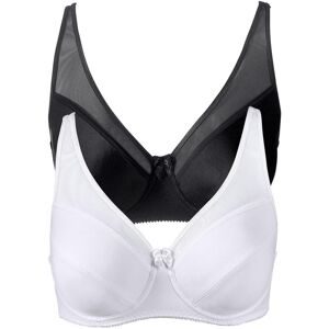 bonprix Bügel-BH mit Mesh (2er Pack)schwarz 85Damen