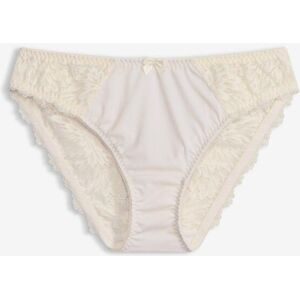 bonprix Slip mit zarter Spitzeweiß 44Damen