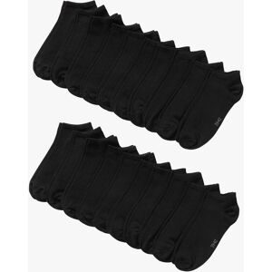 bonprix Sneakersocken mit Bio-Baumwolle (20er Pack)schwarz 39false