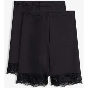 bonprix Anti-Scheuer Radler mit kühlendem Material (2er Pack)schwarz 36Damen