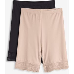 bonprix Feinstrumpfleggings Packung, 2er, mit Spitze, Doppelpack, verschiedene Grössen von S bis XXXL