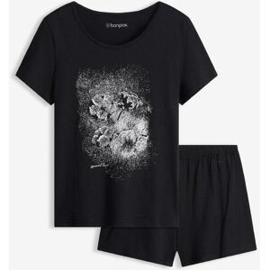 bonprix Shorty aus reiner Baumwolleschwarz 40Damen