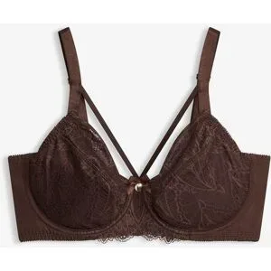 bonprix Minimizer-BH mit zarter Spitzebraun 105Damen