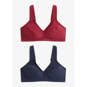 bonprix BH ohne Bügel mit Bio-Baumwolle (2er Pack)rot 95Damen