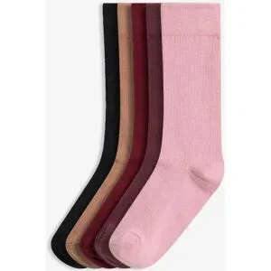bonprix Gerippte Socken (5er Pack)rot 39false