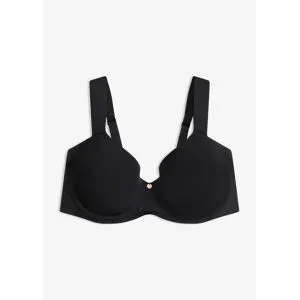 bonprix Nahtloser Schalen-BH mit Bügelschwarz 75Damen