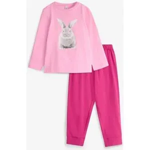 bonprix Pyjama aus reiner Bio-Baumwollerosa 116Mädchen