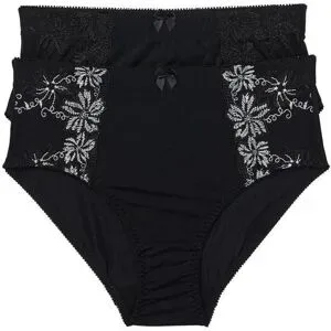 bonprix Formslip (2er-Pack)schwarz 36Damen