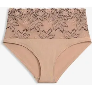 bonprix Highwaist Panty mit zarter Spitzebeige 48Damen
