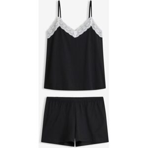 bonprix Shorty mit feiner Spitzeschwarz 40Damen