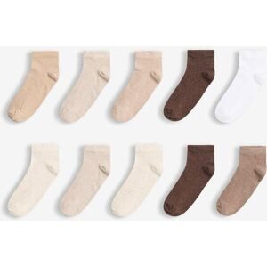 bonprix Kurzsocken mit Bio-Baumwolle (10er Pack)braun 43false