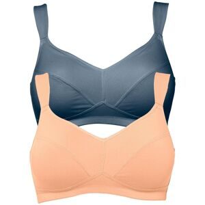 bonprix BH ohne Bügel mit Bio-Baumwolle (2er Pack)orange 100Damen