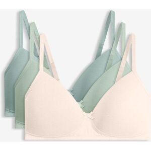 bonprix Schalen-BH ohne Bügel mit Bio-Baumwolle (3erPack)rosa 75Damen